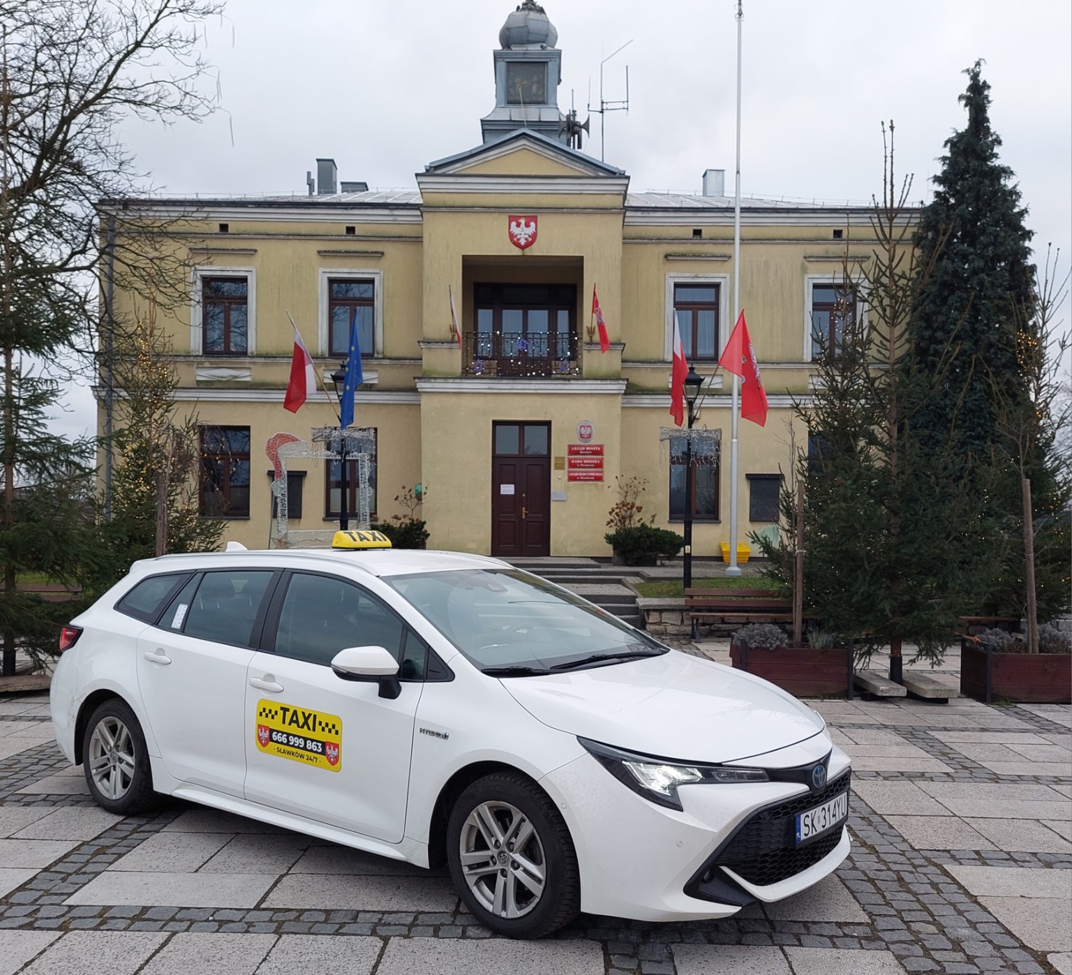 Taxi Sławków przy Austerii